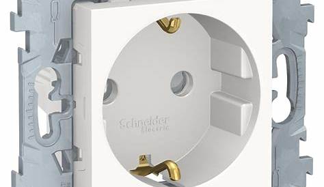 Schneider Electric New Unica Enchufe con USB (Aluminio