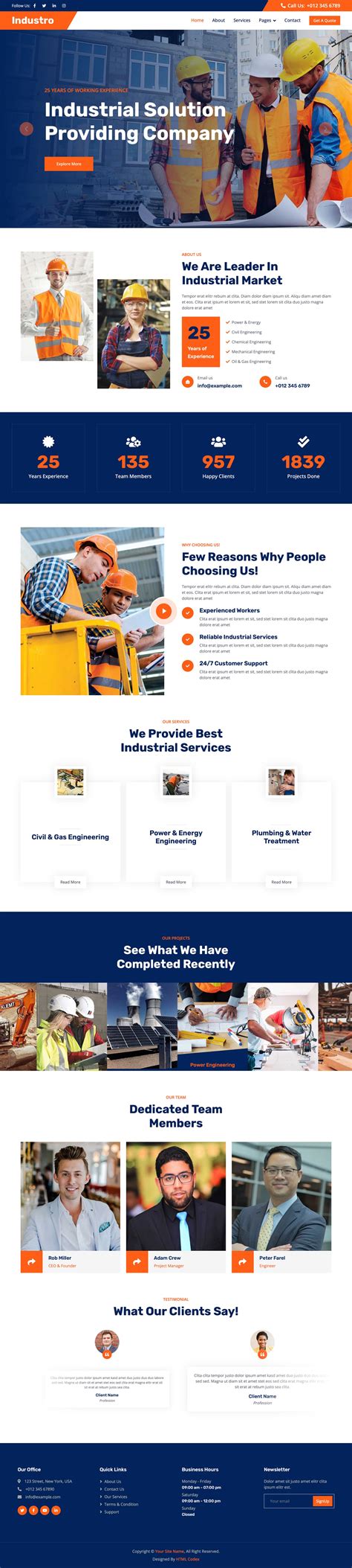 Enchurch Template Website