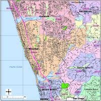 Encinitas Ca Zip Code Map
