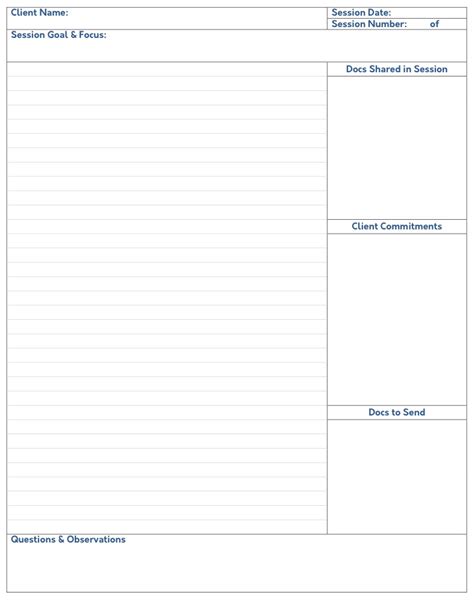 Enclient Notes Template