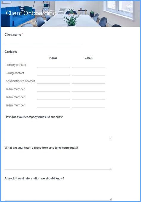 Enclient Onboarding Questionnaire Template