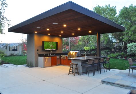 Enclosed Outdoor Kitchen Plans