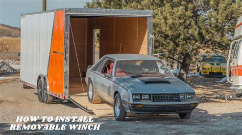 Enclosed Trailer Winch Setup