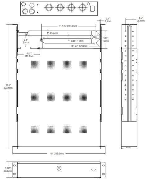Enclosure Rack Dimensions