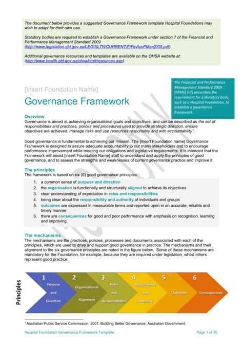 Encloud Governance Framework Template