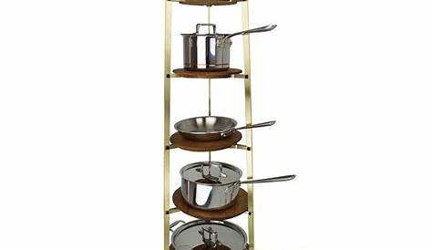 Enclume Cookware Stand 6Tier In Hammered Steel