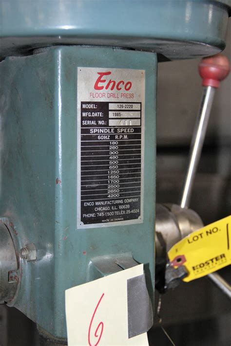 Enco Drill Press Chuck