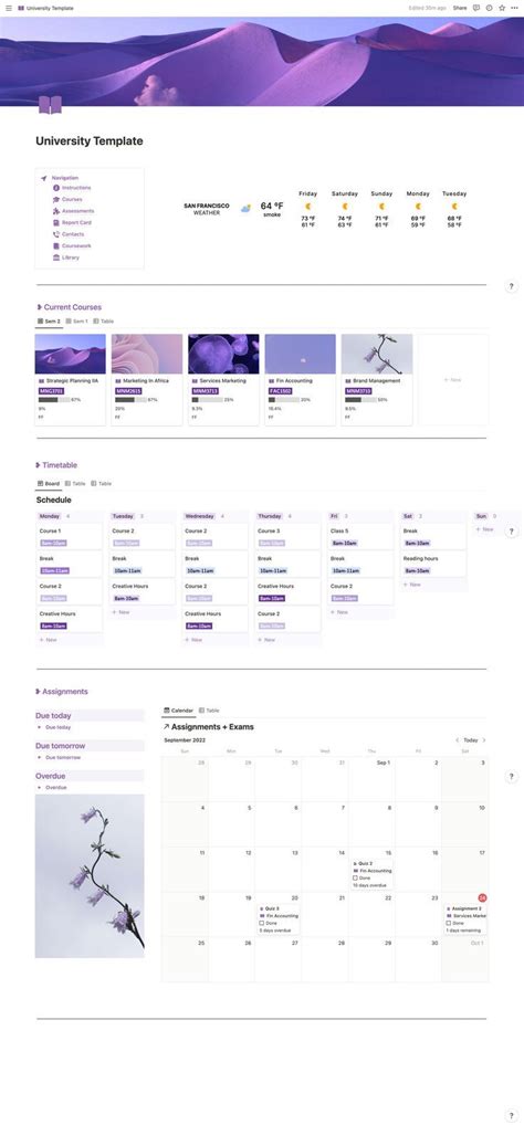 Encollege Notion Template