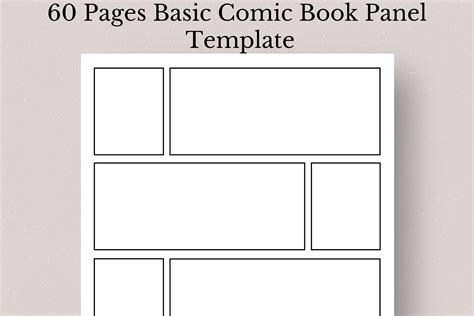Encomic Book Panel Template