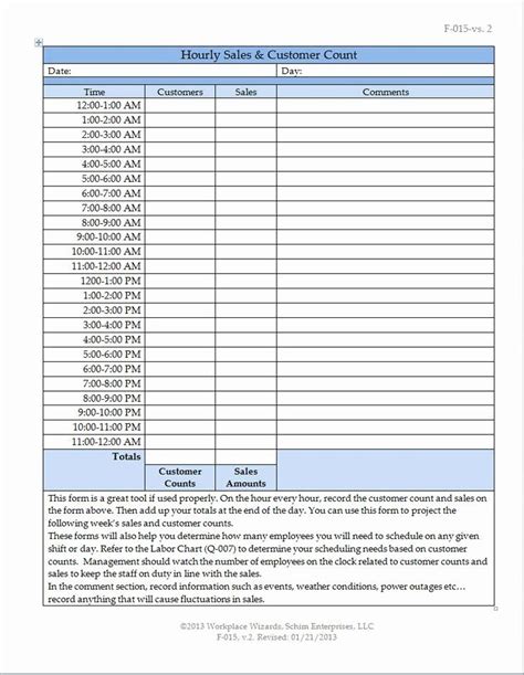 Enconcession Stand Schedule Template
