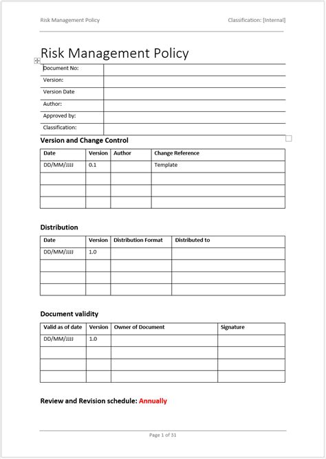 Enconfiguration Management Policy Template