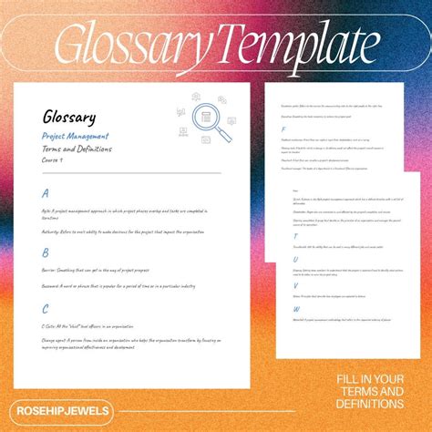 Enconfluence Glossary Template