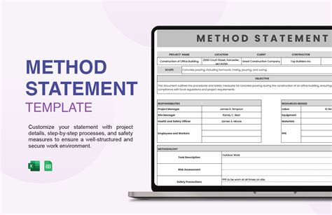 Enconjugate Method Template Excel