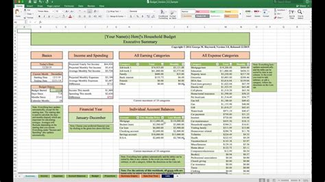 Enconsolidation Worksheet Template Excel