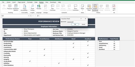 Enconstructability Review Excel Template