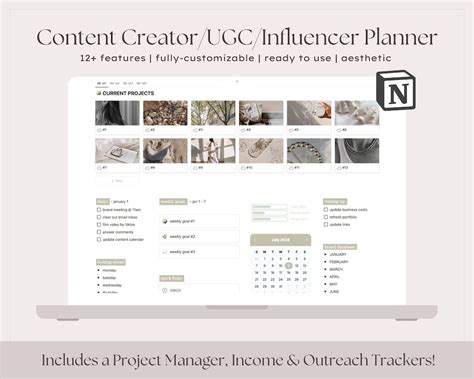 Encontent Creator Notion Template