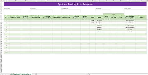 Encontract Tracking Excel Template