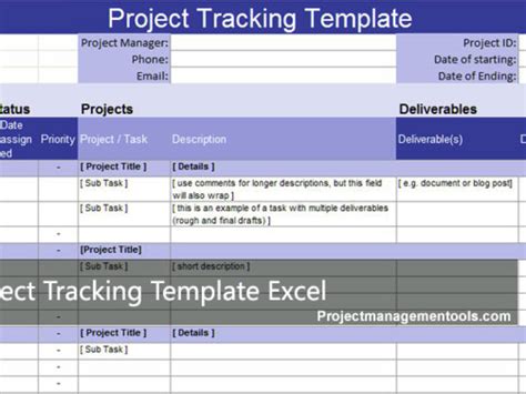 Encontract Tracking Template Excel