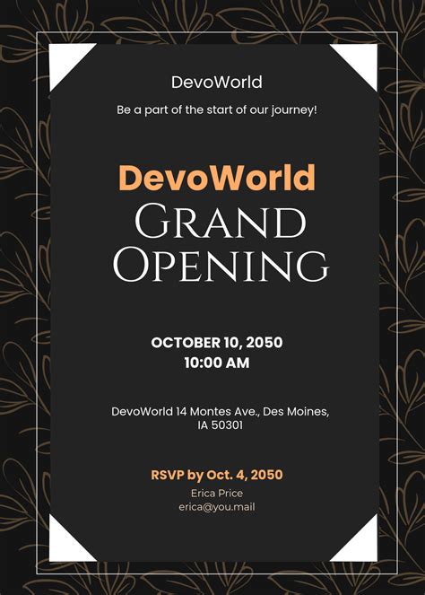 Encorporate Invitation Template