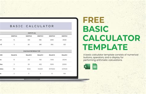 Encost Calculation Excel Template