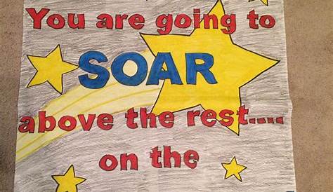 Encouragement Posters For Testing Popping By To Wish You Good Luck Poster Student