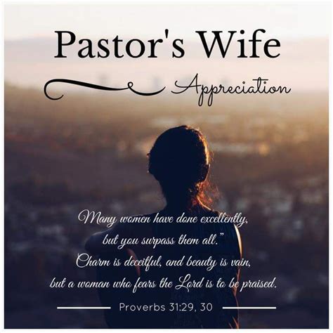 encouragement for pastor's wife