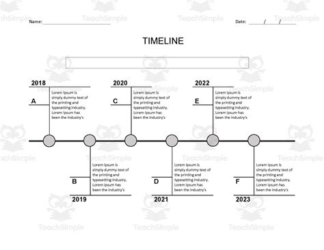 Encourt Timeline Template