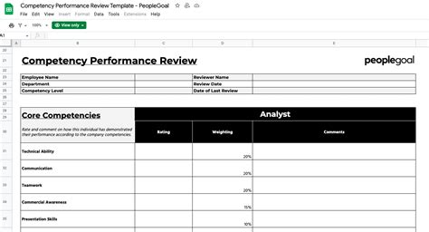 Encpm Excel Template