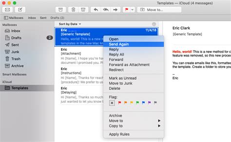 Encreate Email Template In Apple Mail