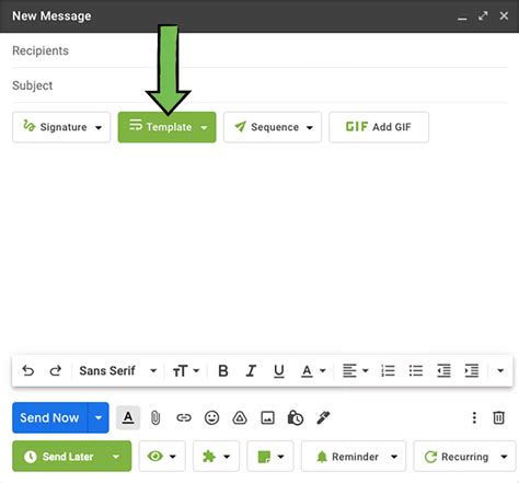 Encreate Gmail Template