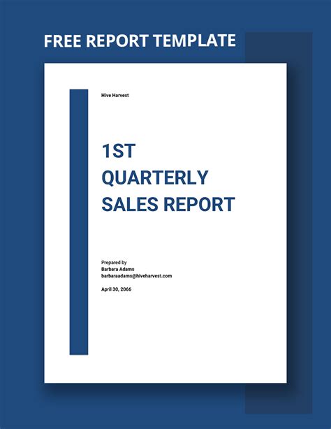 Encreate Report Template In Word