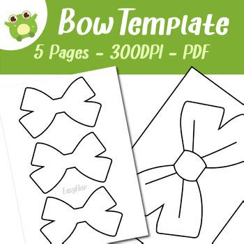 Encricut Bow Template