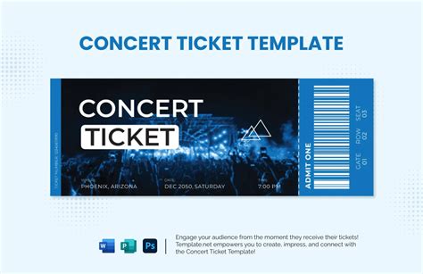 Encustomizable Concert Ticket Template