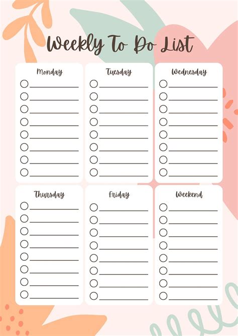 Encute To Do List Template