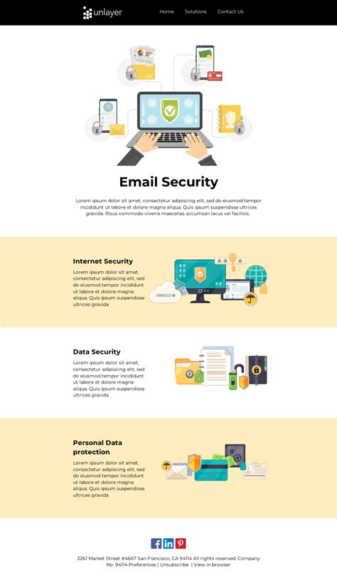 Encybersecurity Awareness Month Email Template