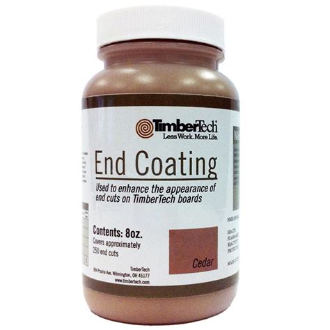 End Coating For Composite Decking