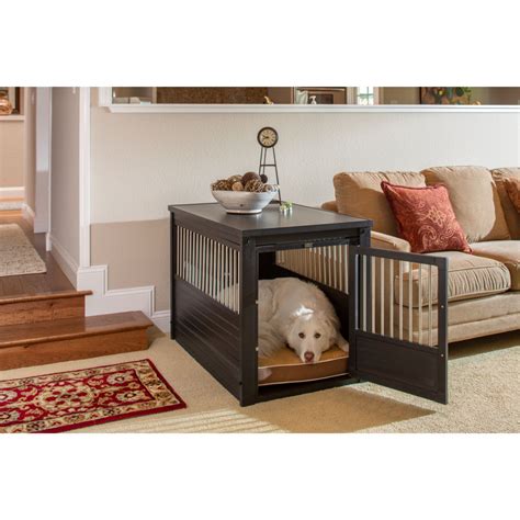 End Table Pet Crate Espresso