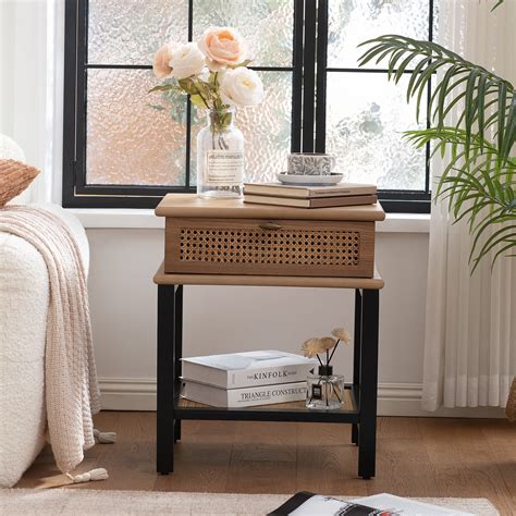 End Table With Open Shelf