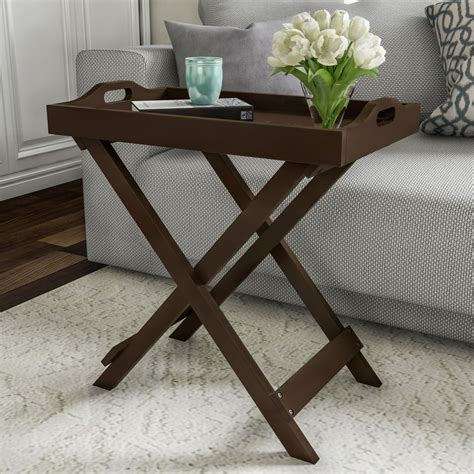 End Table With Tray Top