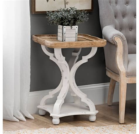 End Tables White Rustic