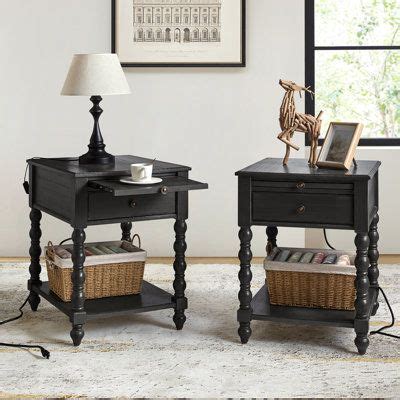 End Tables With Baskets