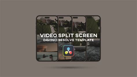 Endavinci Resolve Split Screen Template