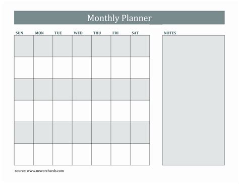 Enday Planner Template Word
