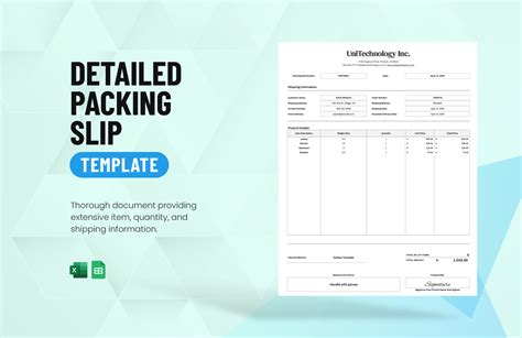 Endelivery Slip Template