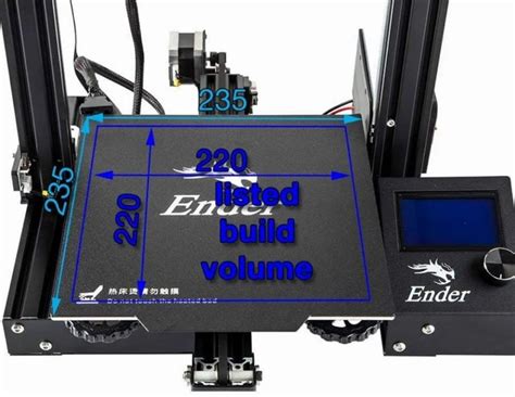 Ender 3 Plate Size