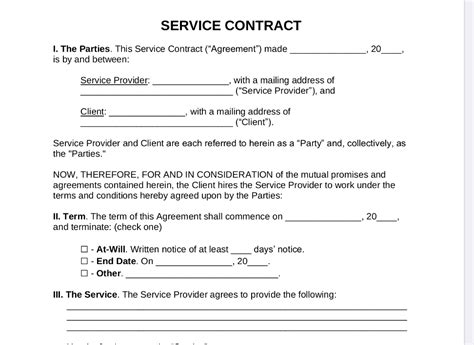 Endetailing Contract Template