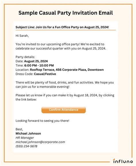 Endinner Invite Email Template