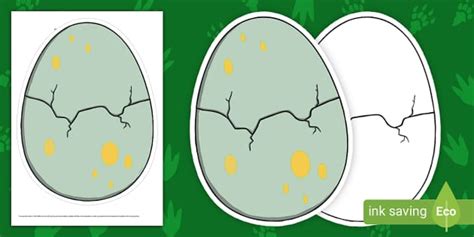 Endinosaur Egg Template
