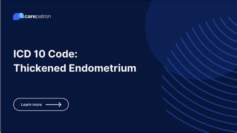 endometrium thickened icd 10 code