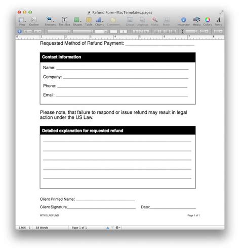Endonation Template Form